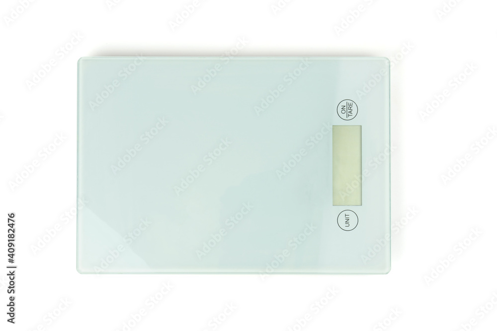 Kitchen scales isolated on white background Kitchen scales isolated on white background
