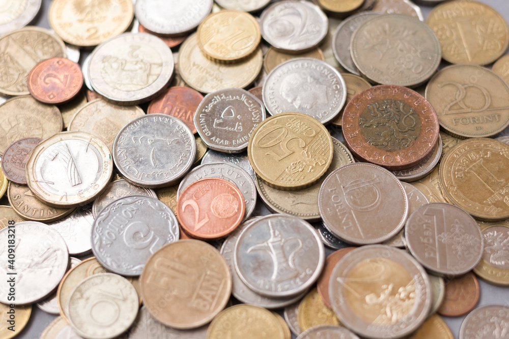 Coins of different countries of the world. Coins. Money. Coins of different countries of the world. Coins. Money.