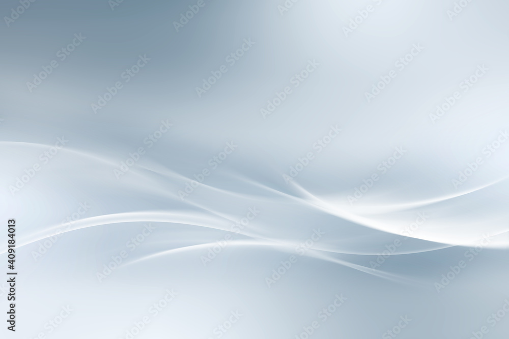Naklejka premium White and grey winter waves modern business style background.