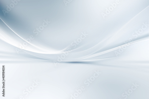Futuristic decor white and soft gray background. Modern web style wallpaper. photo