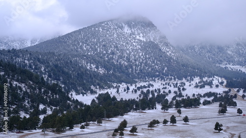 Taurus Mountains Snow Gorge Under Snow © kadir acarlar