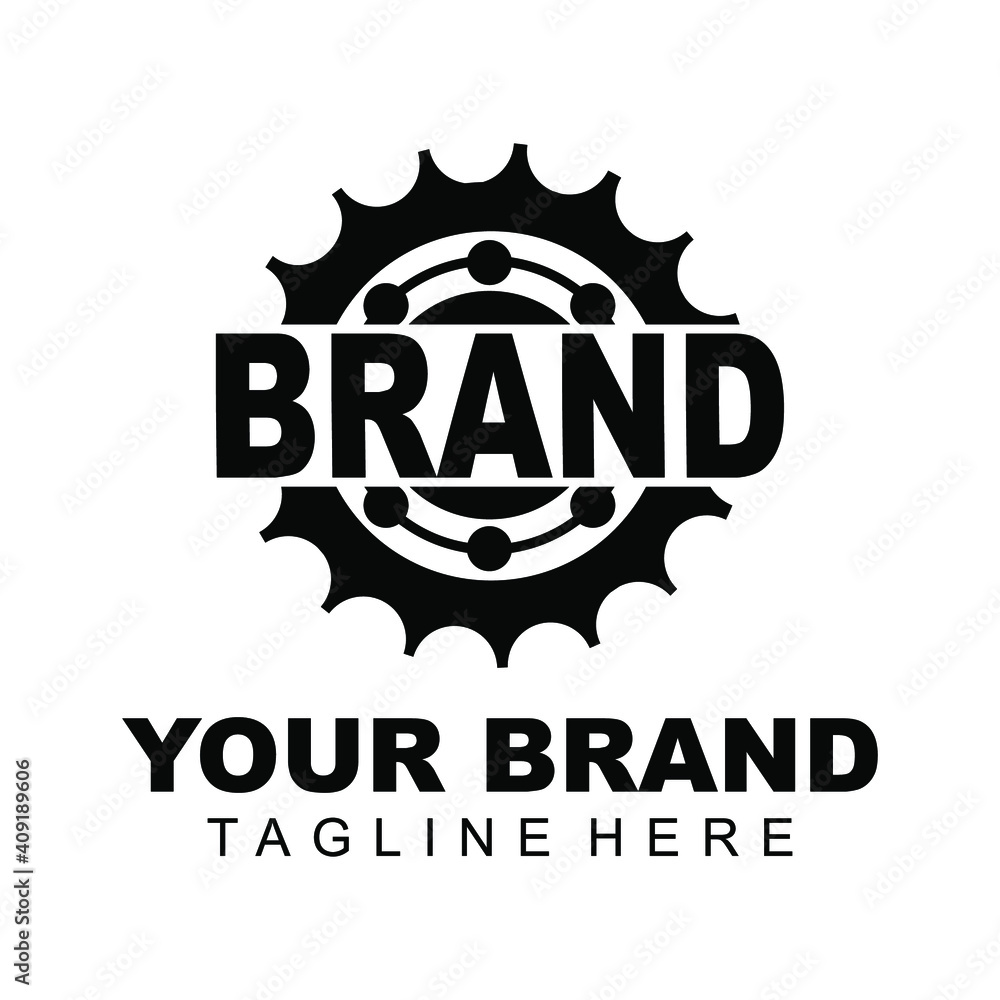 Bearing logo vector design creative idea modern simple Bearing logo vector design creative idea modern simple