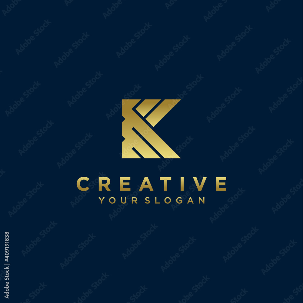 Initials k logo with a golden style color modern concept for the company Premium Vector. part 5 Initials k logo with a golden style color modern concept for the company Premium Vector. part 5