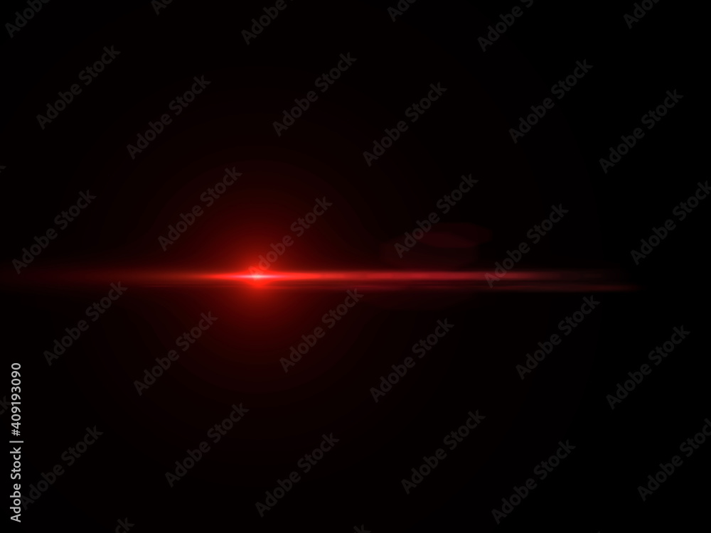 Obraz premium Anamorphic lens flare
