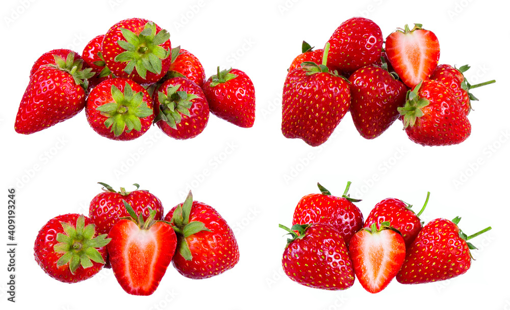 Fresh ripe Strawberry isolated on white background. Fresh ripe Strawberry isolated on white background.