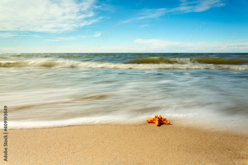 Naklejka premium beach in the summer