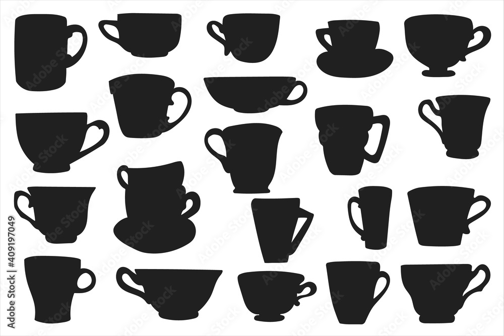 coffee and tea cup collection