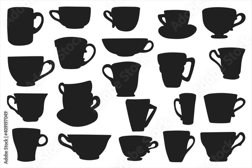 coffee and tea cup collection