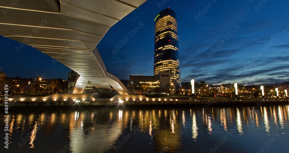 Torre Iberdrola Stock Photo | Adobe Stock