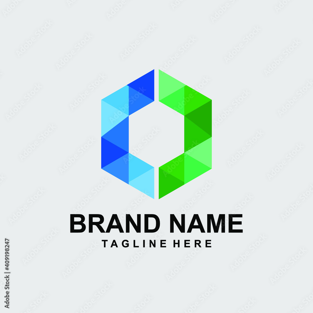 HEXAGON ABSTRACT LOGO DESIGN CREATIVE IDEA HEXAGON ABSTRACT LOGO DESIGN CREATIVE IDEA