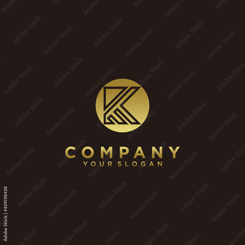 Initials k logo with a golden style color modern concept for the company Premium Vector. part 1 Initials k logo with a golden style color modern concept for the company Premium Vector. part 1