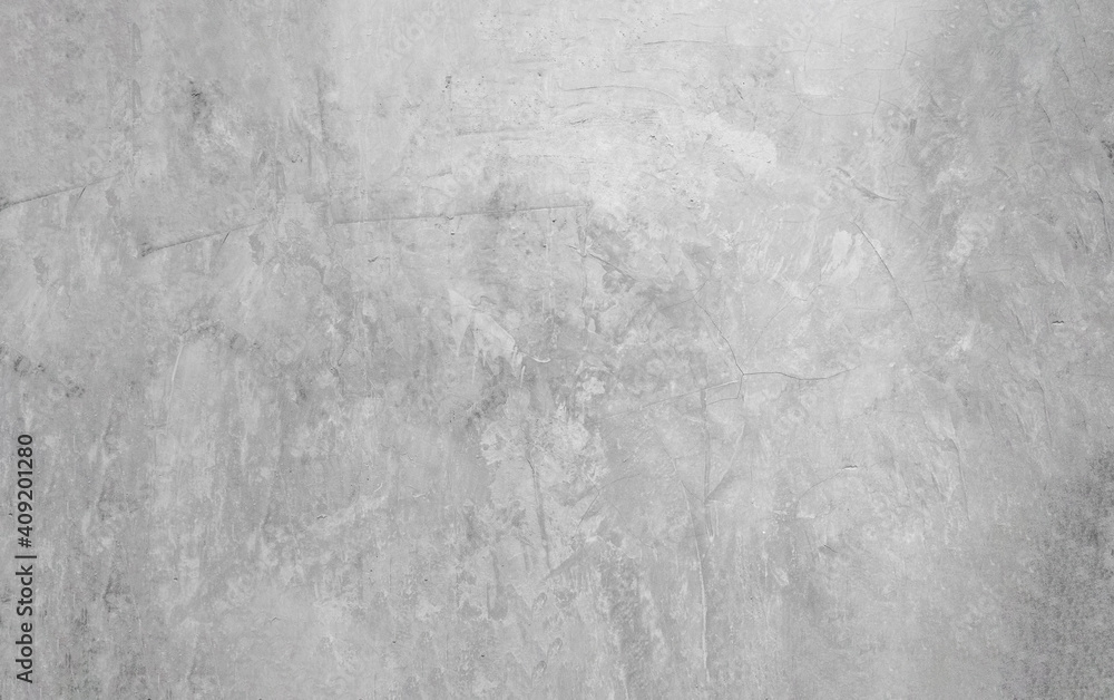 Naklejka premium Old wall texture cement dirty gray with black background abstract grey and silver color design are light with white background.