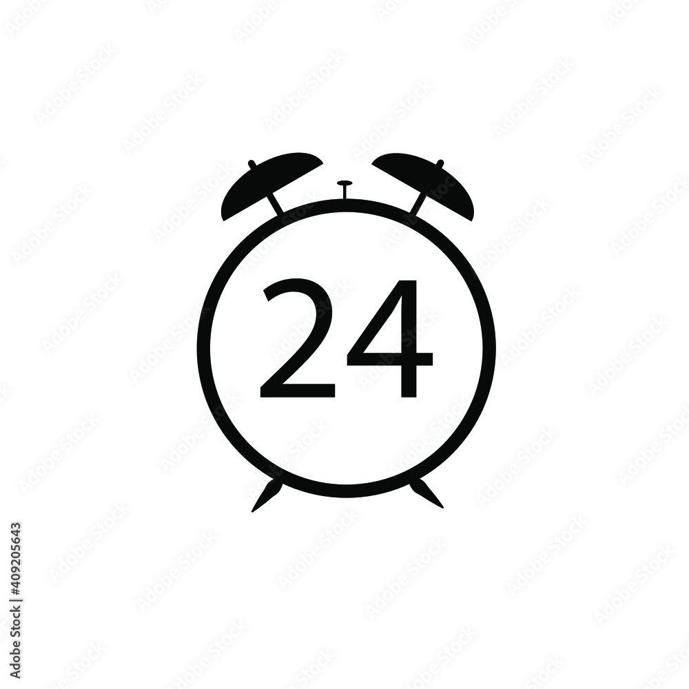 Alarm clock icon in trendy flat style isolated on background. Clock icon page symbol for your website design Clock icon logo, app, UI. Clock icon Vector illustration, EPS10. Alarm clock icon in trendy flat style isolated on background. Clock icon page symbol for your website design Clock icon logo, app, UI. Clock icon Vector illustration, EPS10.
