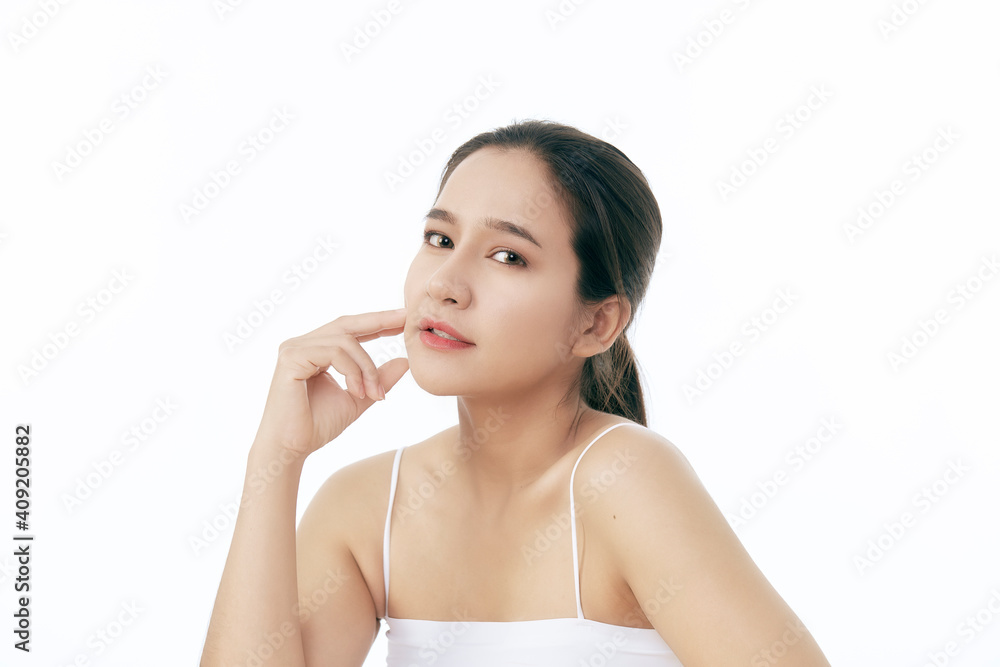 Young beautiful girl with perfect clean skin Young beautiful girl with perfect clean skin