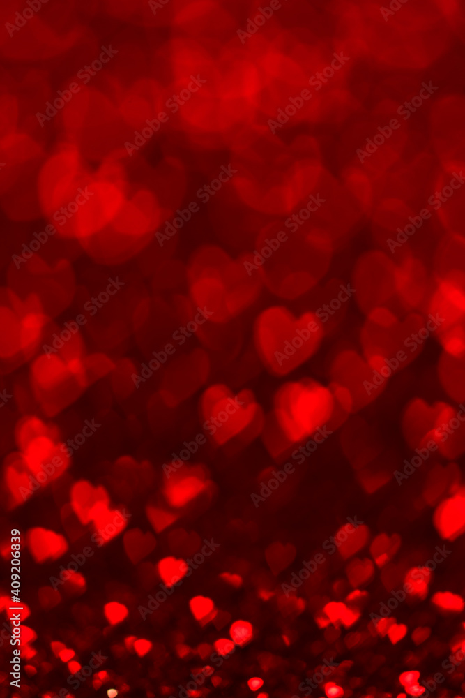 red hearts background