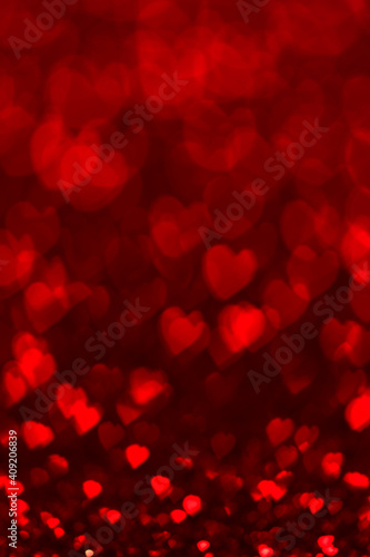 red hearts background