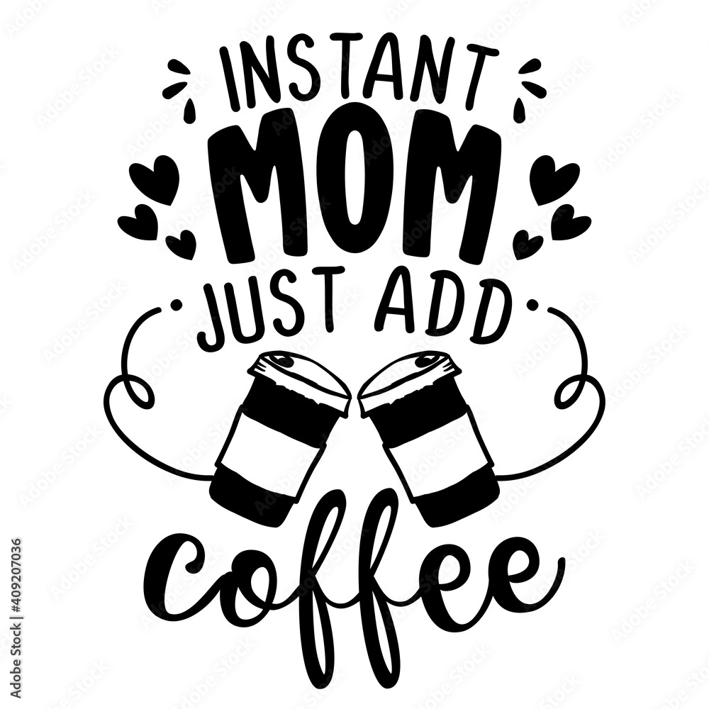 Mom Drinking Coffee Clip Art