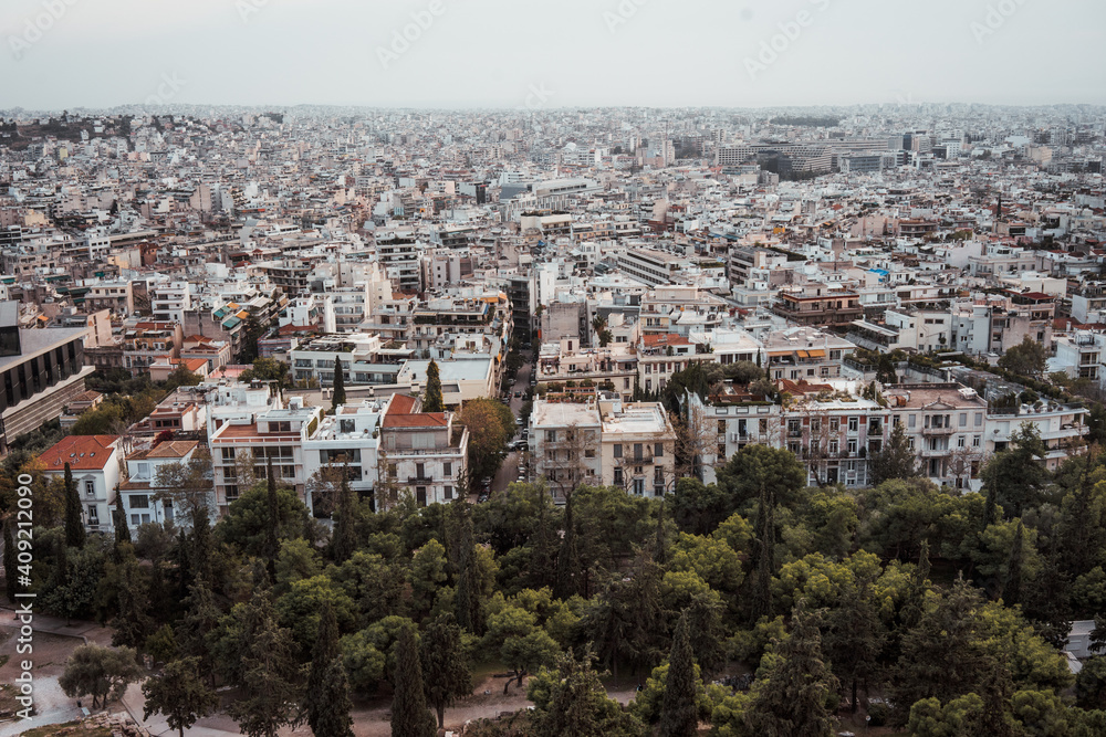 view of Athens old city 