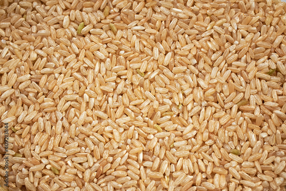 the texture of natural rice grains. healthy eating the texture of natural rice grains. healthy eating