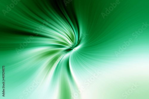 Abstract bright green and white twisted background. Glowing green and white swirl textures for banners, posters, websites and other design projects. Color abstraction with swirl effect.  © kati17