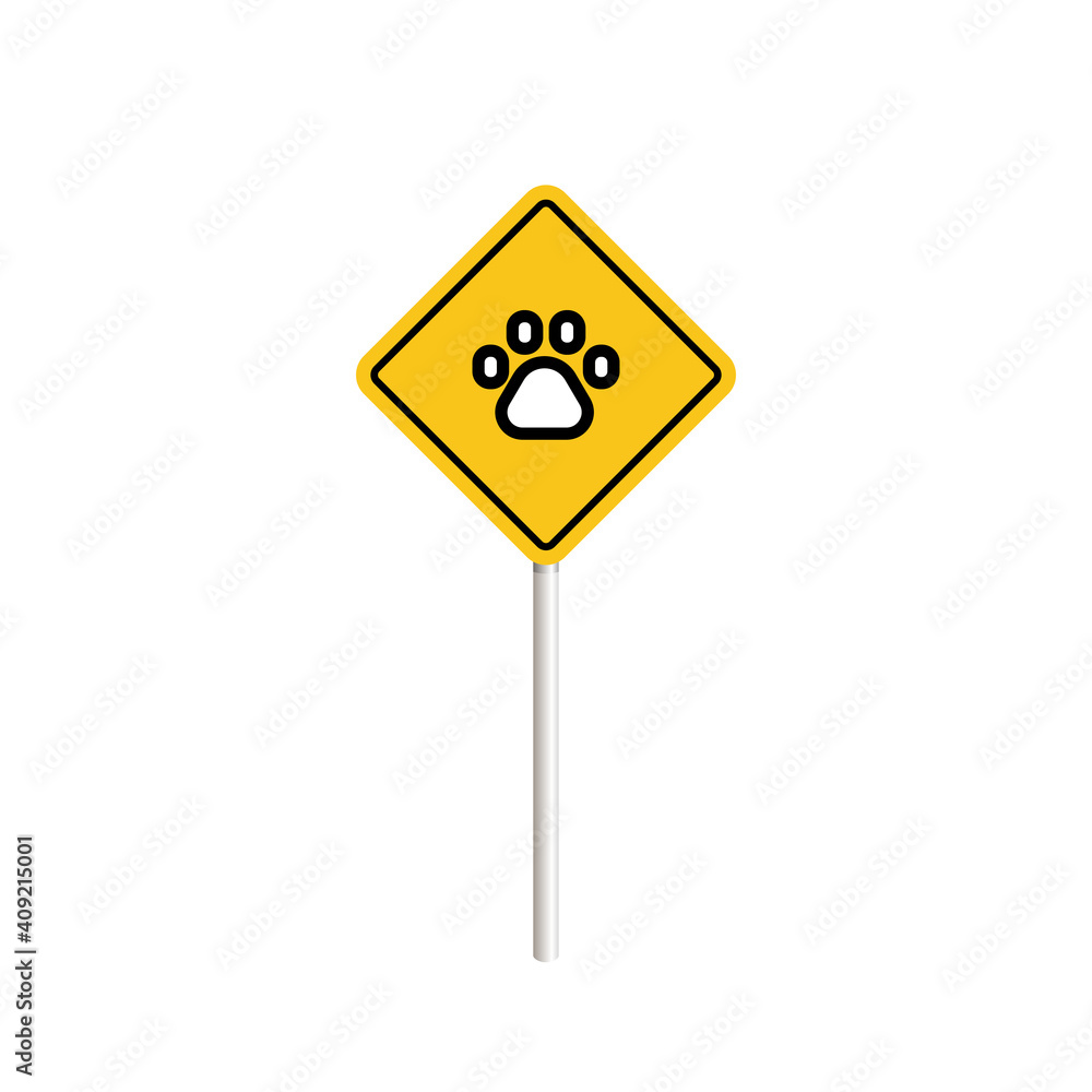 Pets signs set. Please clean up after your pet Pets signs set. Please clean up after your pet