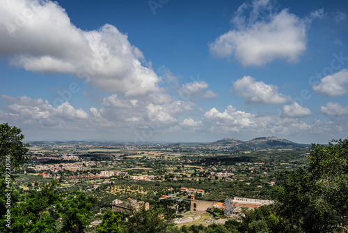 view of the valley of the mountains