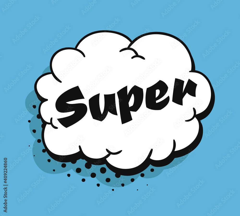 Pop art speech bubble drawing with text. Cartoon style vector collection of frames. Comic illustration on color background Pop art speech bubble drawing with text. Cartoon style vector collection of frames. Comic illustration on color background