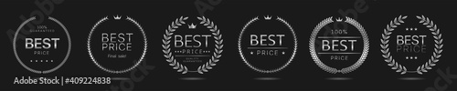 Best price silver wreath icons