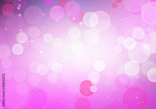Pink sparkling and shiny abstract background. Beautiful shiny hearts and abstract lights background.