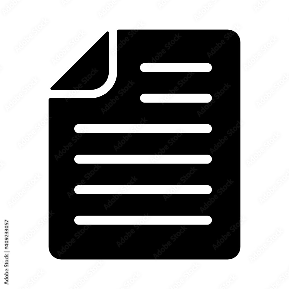 Document Vector Icon. Report icon Document Vector Icon. Report icon