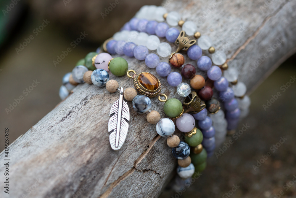 Rainbow Moonstone and Aquamarine Bracelet (AAA Grade) for Embracing yo –  Enchanting Earth