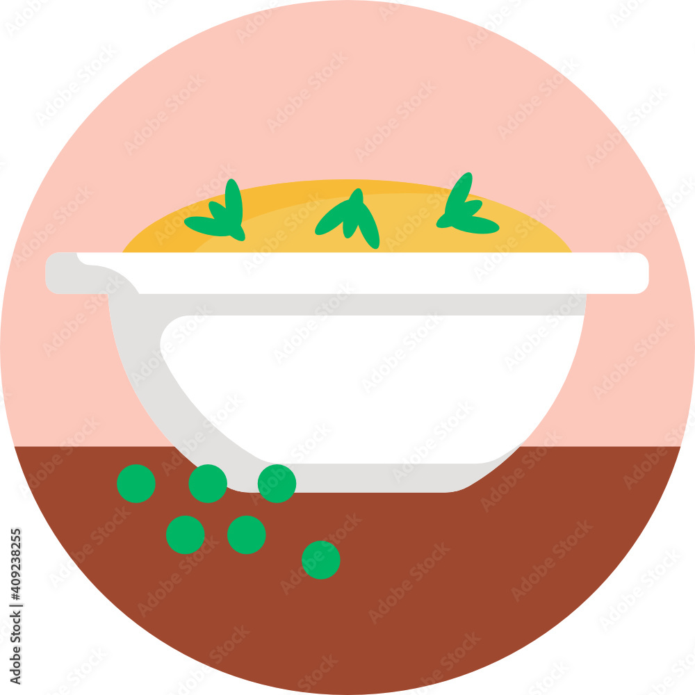 Fototapeta premium English Food Icon. Food Icon. Vector Illustration