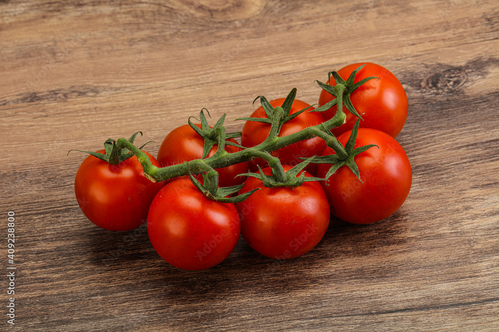 Fresh ripe cherry tomato branch Fresh ripe cherry tomato branch
