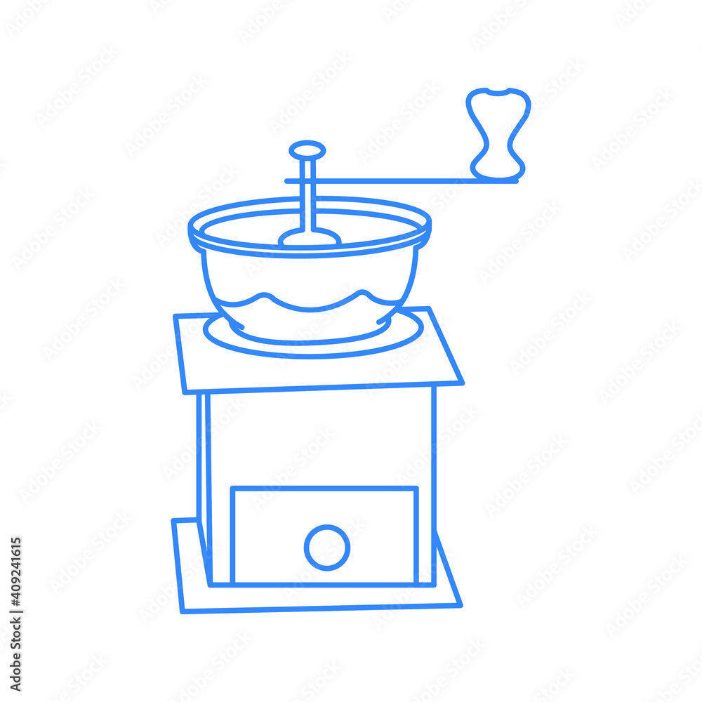 Coffee mill icon, Instant Coffee, Coffee mill icon, Instant Coffee,