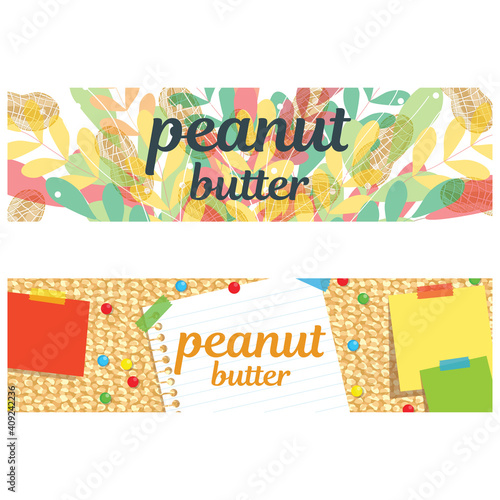 Peanut butter vector