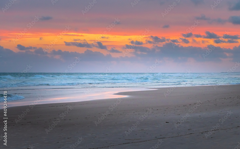 O lindo Pôr do Sol na Praia do Francês