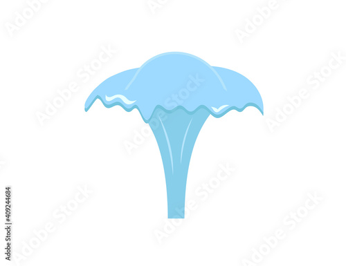 Water fountain icon. Vector illustration.