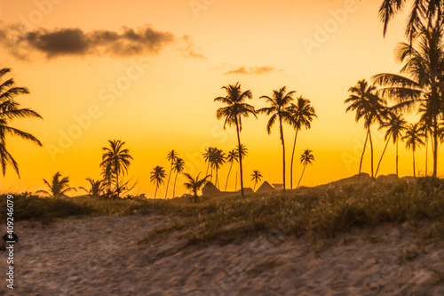 O lindo Pôr do Sol na Praia do Francês