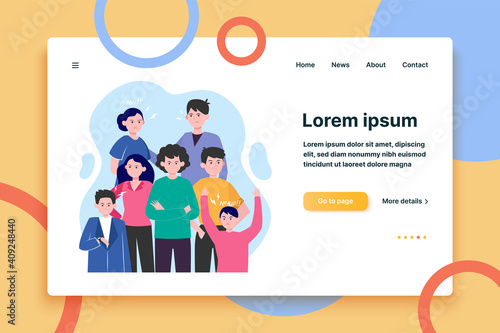 Angry people brawling isolated flat vector illustration. Young arrogant men and women annoying. Communication, behavior and society problem concept