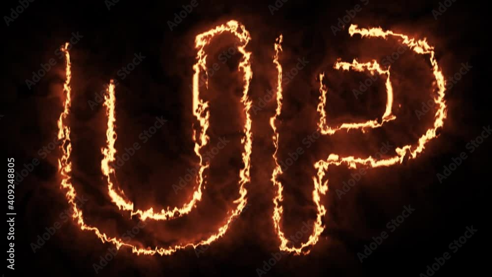 Burning flame shape fire animation, Fire flames on black background Burning flame shape fire animation, Fire flames on black background
