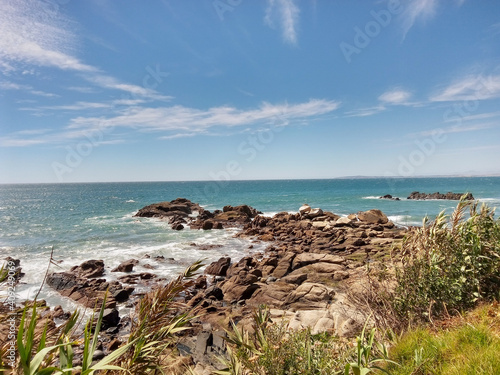 beach and sea