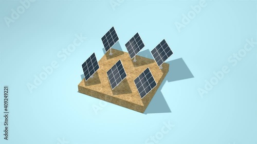 Solar Panels Animation