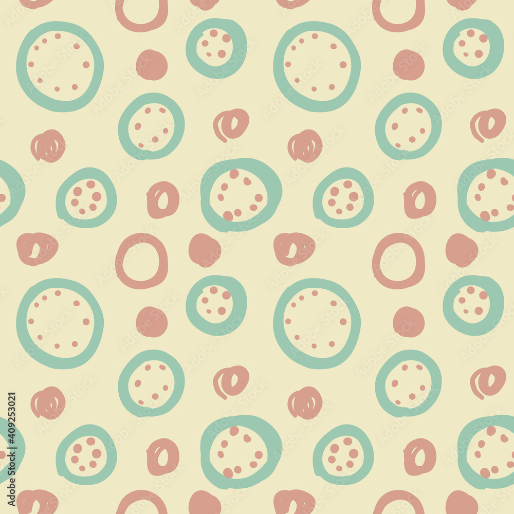 Hand Drawn Colorful Scribbles Seamless Pattern Hand Drawn Colorful Scribbles Seamless Pattern