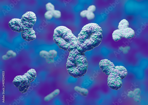 Human antibodies, immunoglobulin proteins, Immune system photo