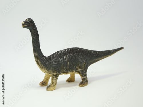 Brontosaurus. Toy dinosaurs for children. Plastic toys. Dino.