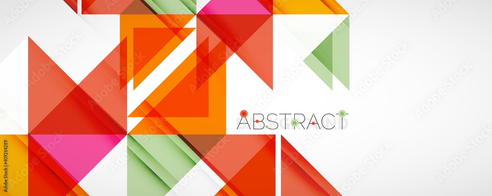 Set of vector triangle geometric backgrounds. Vector illustration for covers, banners, flyers and posters and other designs Set of vector triangle geometric backgrounds. Vector illustration for covers, banners, flyers and posters and other designs