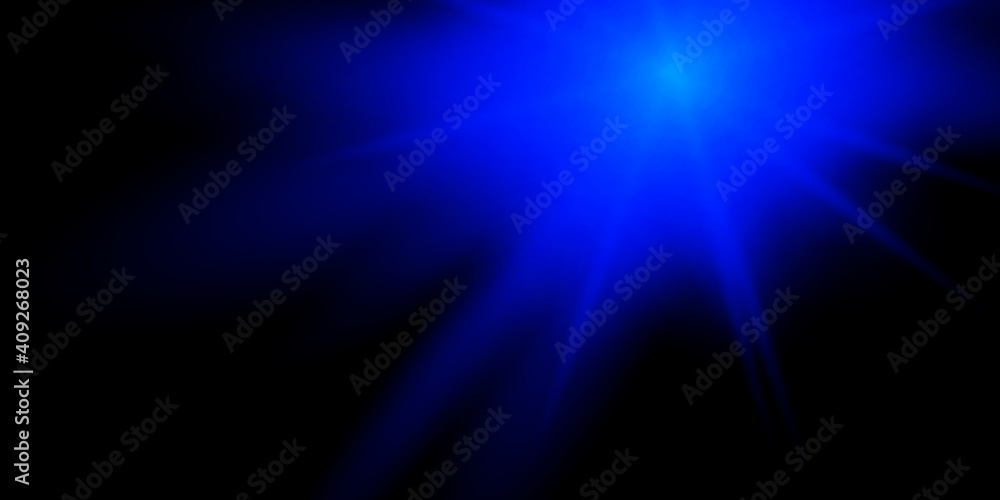 Blue glowing light effect isolated on background. Glow light effect