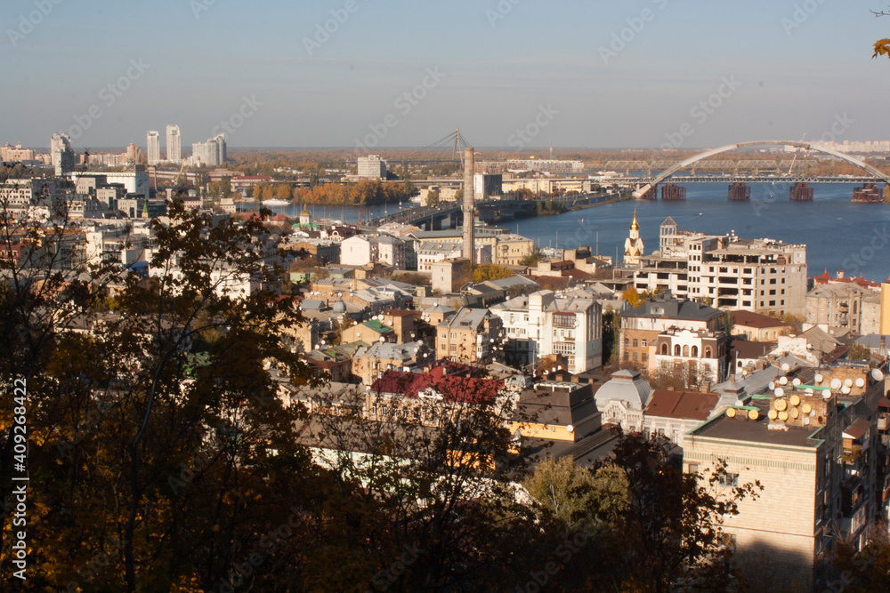 view of the city Kiev
