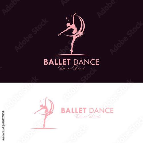 Logo for a ballet or dance studio