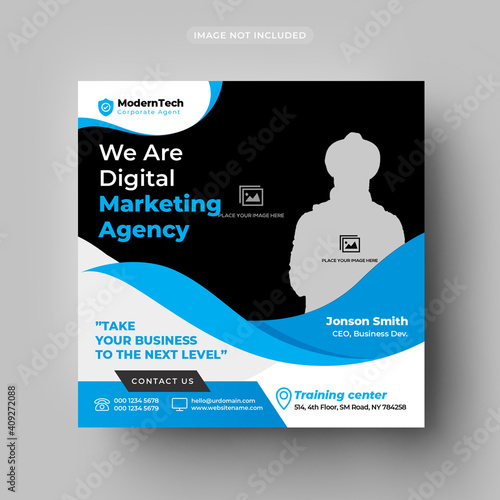 Digital business marketing social media post & web banner (ID: 409272088)